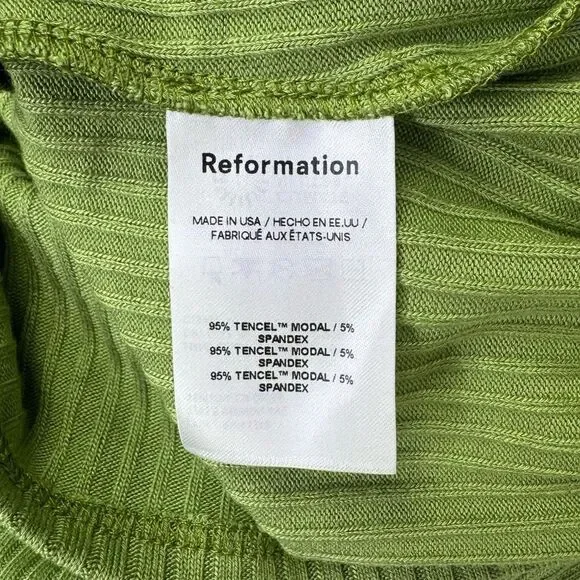 NEW Reformation Percy Knit Mini Dress Crocodile Green Size Large - www.rajagirimanappuram.com NEW Reformation Percy Knit Mini Dress Crocodile Green Size Large - www.rajagirimanappuram.com